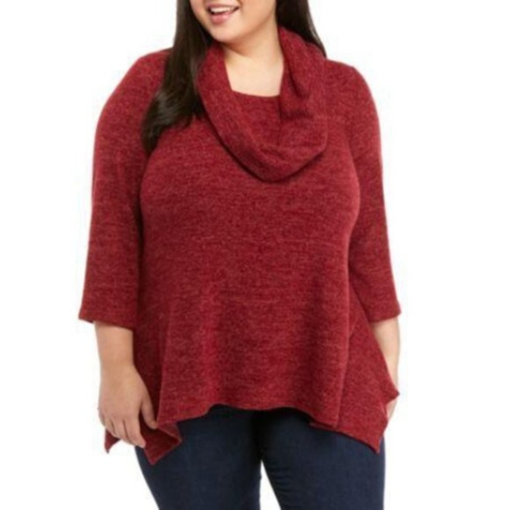 ❣️ WORTHINGTON Red Cowl Neck Sweater ❣️
